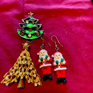 Christmas jewelry costume